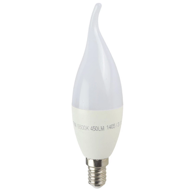 لامپ شمعی LED فروزش 7 وات اشکی آفتابی - کد 2123011100-1